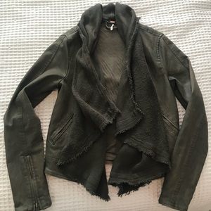 Free People drape front jacket